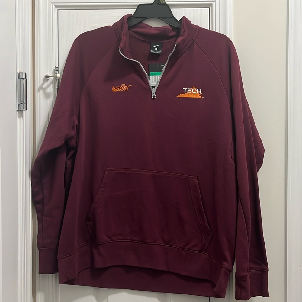 —Nike Virginia Tech Zippered Sweatshirt